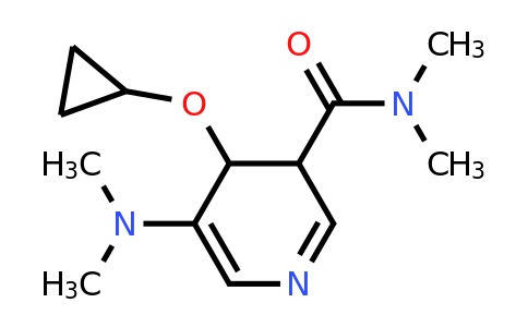 CAS 1243466-69-4 | 4-Cyclopropoxy-5-(dimethylamino)-N,n-dimethyl-3,4-dihydropyridine-3-carboxamide