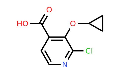 CAS 1243466-72-9 | 2-Chloro-3-cyclopropoxyisonicotinic acid
