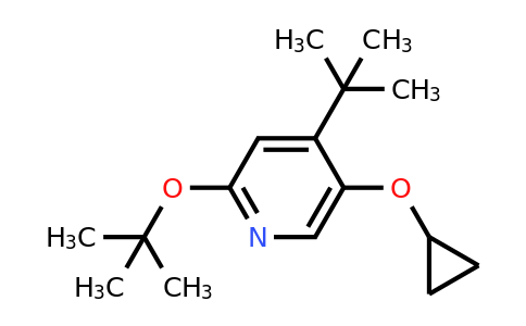 CAS 1243466-76-3 | 2-Tert-butoxy-4-tert-butyl-5-cyclopropoxypyridine