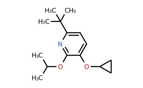 CAS 1243466-78-5 | 6-Tert-butyl-3-cyclopropoxy-2-isopropoxypyridine