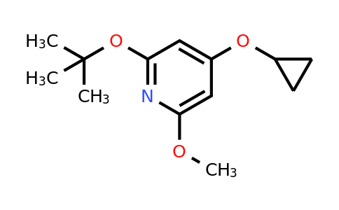 CAS 1243466-79-6 | 2-Tert-butoxy-4-cyclopropoxy-6-methoxypyridine