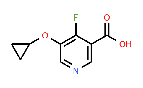 CAS 1243466-81-0 | 5-Cyclopropoxy-4-fluoronicotinic acid