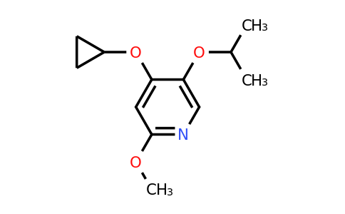 CAS 1243466-85-4 | 4-Cyclopropoxy-5-isopropoxy-2-methoxypyridine