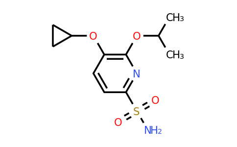CAS 1243466-88-7 | 5-Cyclopropoxy-6-isopropoxypyridine-2-sulfonamide