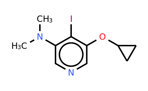 CAS 1243466-91-2 | 5-Cyclopropoxy-4-iodo-N,n-dimethylpyridin-3-amine