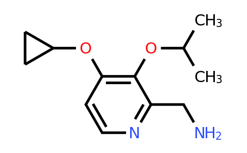 CAS 1243466-93-4 | (4-Cyclopropoxy-3-isopropoxypyridin-2-YL)methanamine