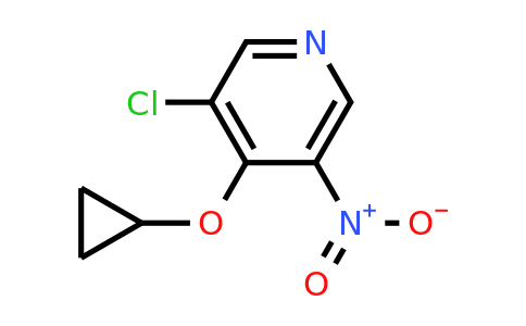 CAS 1243466-94-5 | 3-Chloro-4-cyclopropoxy-5-nitropyridine