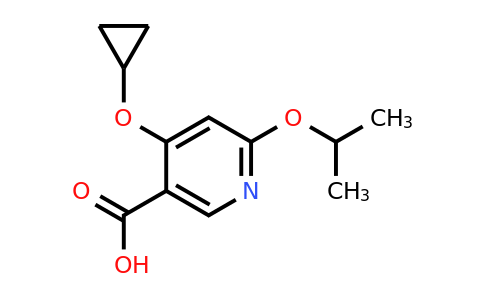 CAS 1243466-95-6 | 4-Cyclopropoxy-6-isopropoxynicotinic acid