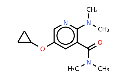 CAS 1243467-00-6 | 5-Cyclopropoxy-2-(dimethylamino)-N,n-dimethylnicotinamide