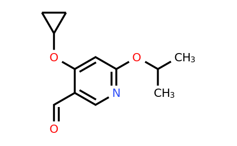CAS 1243467-02-8 | 4-Cyclopropoxy-6-isopropoxynicotinaldehyde