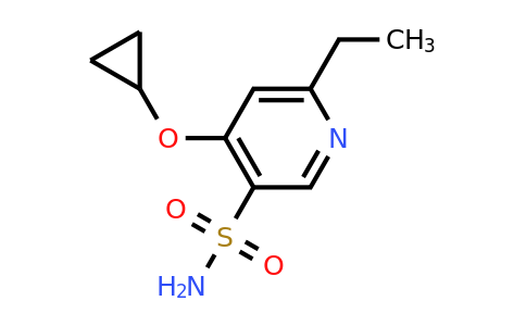 CAS 1243467-03-9 | 4-Cyclopropoxy-6-ethylpyridine-3-sulfonamide