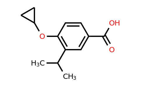 CAS 1243467-05-1 | 4-Cyclopropoxy-3-isopropylbenzoic acid