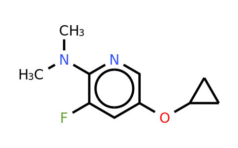 CAS 1243467-06-2 | 5-Cyclopropoxy-3-fluoro-N,n-dimethylpyridin-2-amine
