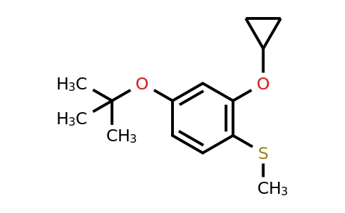 CAS 1243467-07-3 | (4-Tert-butoxy-2-cyclopropoxyphenyl)(methyl)sulfane