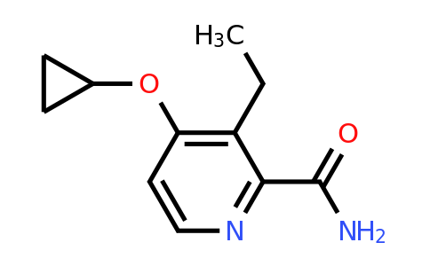 CAS 1243467-09-5 | 4-Cyclopropoxy-3-ethylpicolinamide