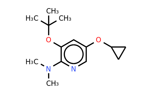 CAS 1243467-13-1 | 3-Tert-butoxy-5-cyclopropoxy-N,n-dimethylpyridin-2-amine