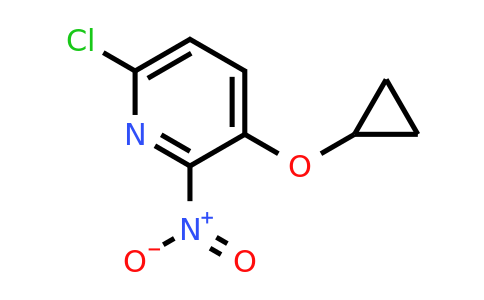 CAS 1243467-18-6 | 6-Chloro-3-cyclopropoxy-2-nitropyridine