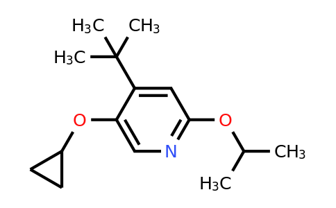 CAS 1243467-19-7 | 4-Tert-butyl-5-cyclopropoxy-2-isopropoxypyridine