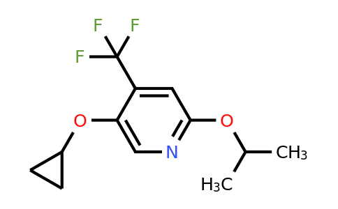 CAS 1243467-25-5 | 5-Cyclopropoxy-2-isopropoxy-4-(trifluoromethyl)pyridine