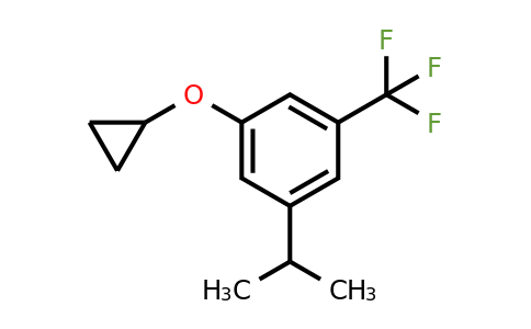 CAS 1243467-29-9 | 1-Cyclopropoxy-3-isopropyl-5-(trifluoromethyl)benzene