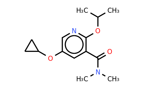 CAS 1243467-31-3 | 5-Cyclopropoxy-2-isopropoxy-N,n-dimethylnicotinamide
