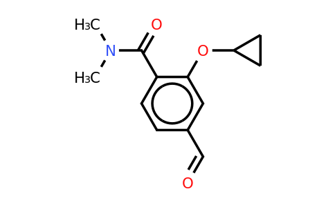 CAS 1243467-34-6 | 2-Cyclopropoxy-4-formyl-N,n-dimethylbenzamide