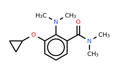 CAS 1243467-38-0 | 3-Cyclopropoxy-2-(dimethylamino)-N,n-dimethylbenzamide