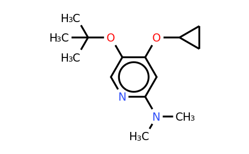 CAS 1243467-40-4 | 5-Tert-butoxy-4-cyclopropoxy-N,n-dimethylpyridin-2-amine