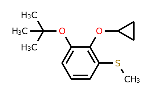 CAS 1243467-43-7 | (3-Tert-butoxy-2-cyclopropoxyphenyl)(methyl)sulfane