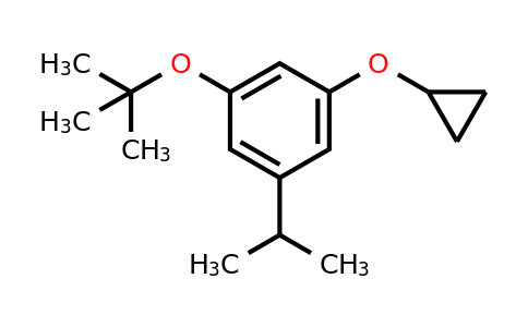 CAS 1243467-44-8 | 1-Tert-butoxy-3-cyclopropoxy-5-isopropylbenzene