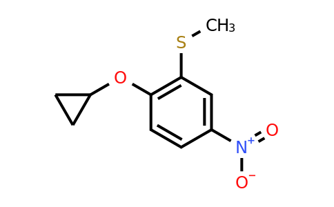 CAS 1243467-47-1 | (2-Cyclopropoxy-5-nitrophenyl)(methyl)sulfane