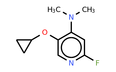 CAS 1243467-61-9 | 5-Cyclopropoxy-2-fluoro-N,n-dimethylpyridin-4-amine