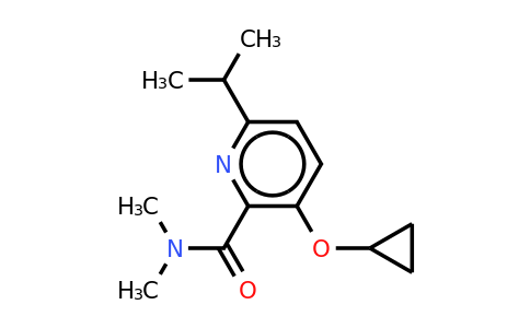 CAS 1243467-62-0 | 3-Cyclopropoxy-6-isopropyl-N,n-dimethylpicolinamide