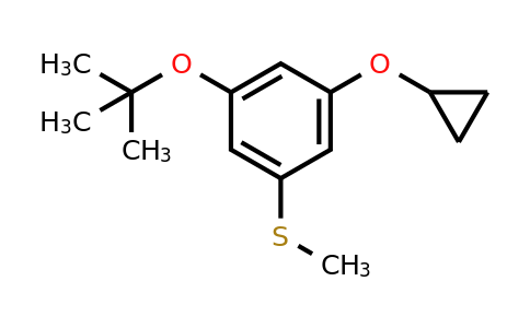 CAS 1243467-68-6 | (3-Tert-butoxy-5-cyclopropoxyphenyl)(methyl)sulfane