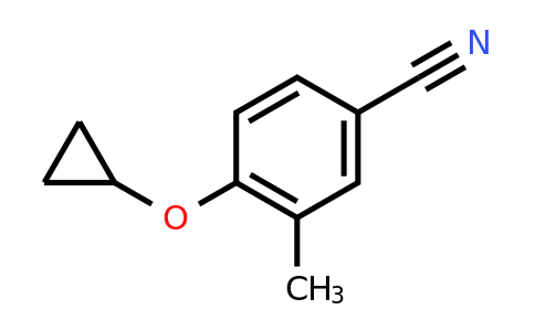 CAS 1243467-72-2 | 4-Cyclopropoxy-3-methylbenzonitrile