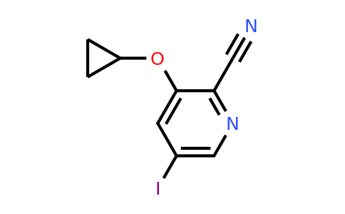 CAS 1243467-74-4 | 3-Cyclopropoxy-5-iodopicolinonitrile