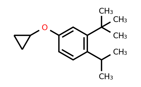 CAS 1243467-75-5 | 2-Tert-butyl-4-cyclopropoxy-1-isopropylbenzene
