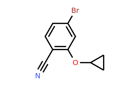 CAS 1243467-82-4 | 4-Bromo-2-cyclopropoxybenzonitrile