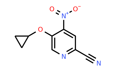 CAS 1243467-84-6 | 5-Cyclopropoxy-4-nitropicolinonitrile