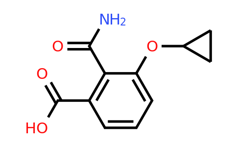 CAS 1243467-90-4 | 2-Carbamoyl-3-cyclopropoxybenzoic acid