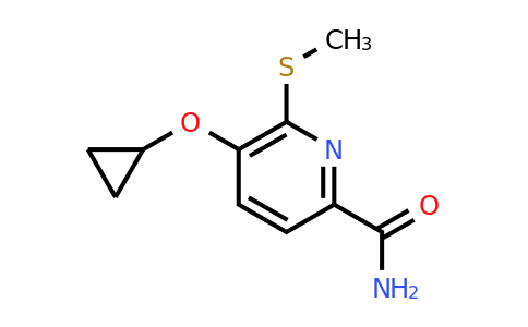 CAS 1243467-95-9 | 5-Cyclopropoxy-6-(methylthio)picolinamide