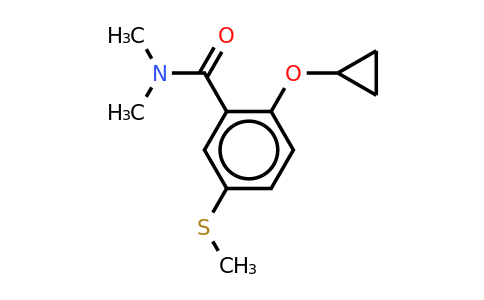 CAS 1243467-97-1 | 2-Cyclopropoxy-N,n-dimethyl-5-(methylthio)benzamide