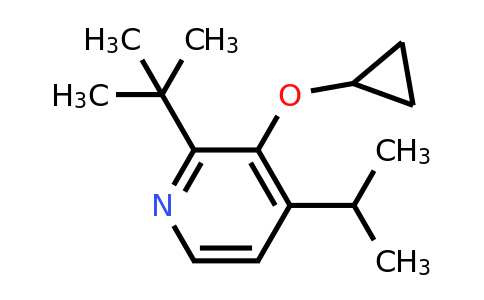 CAS 1243468-00-9 | 2-Tert-butyl-3-cyclopropoxy-4-isopropylpyridine
