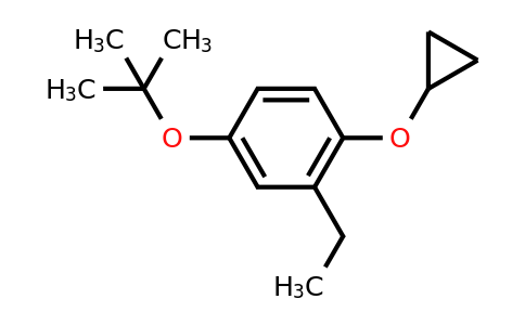 CAS 1243468-04-3 | 4-Tert-butoxy-1-cyclopropoxy-2-ethylbenzene