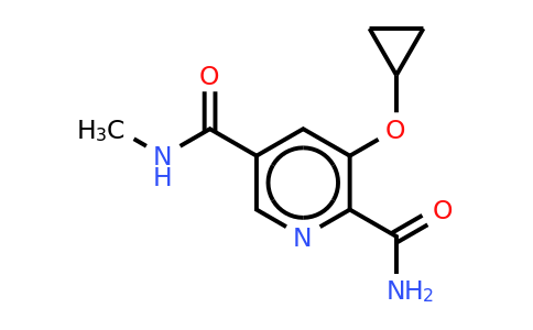 CAS 1243468-11-2 | 3-Cyclopropoxy-N5-methylpyridine-2,5-dicarboxamide
