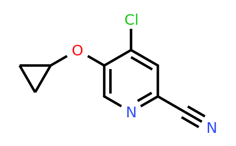 CAS 1243468-12-3 | 4-Chloro-5-cyclopropoxypicolinonitrile