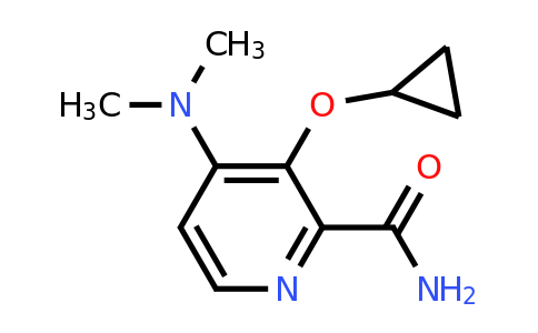 CAS 1243468-16-7 | 3-Cyclopropoxy-4-(dimethylamino)picolinamide