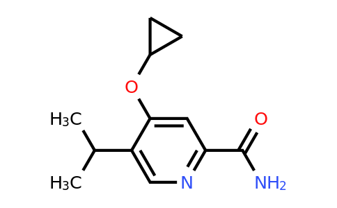 CAS 1243468-17-8 | 4-Cyclopropoxy-5-isopropylpicolinamide