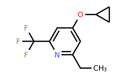 CAS 1243468-18-9 | 4-Cyclopropoxy-2-ethyl-6-(trifluoromethyl)pyridine