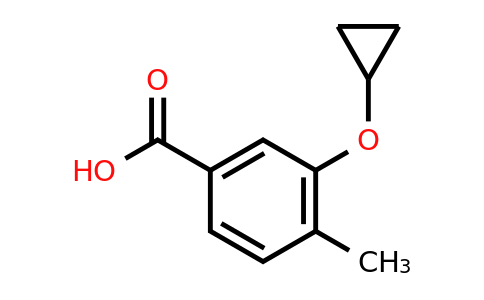 CAS 1243468-21-4 | 3-Cyclopropoxy-4-methylbenzoic acid